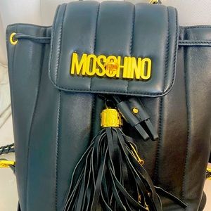 Moschino bucket backpack bag